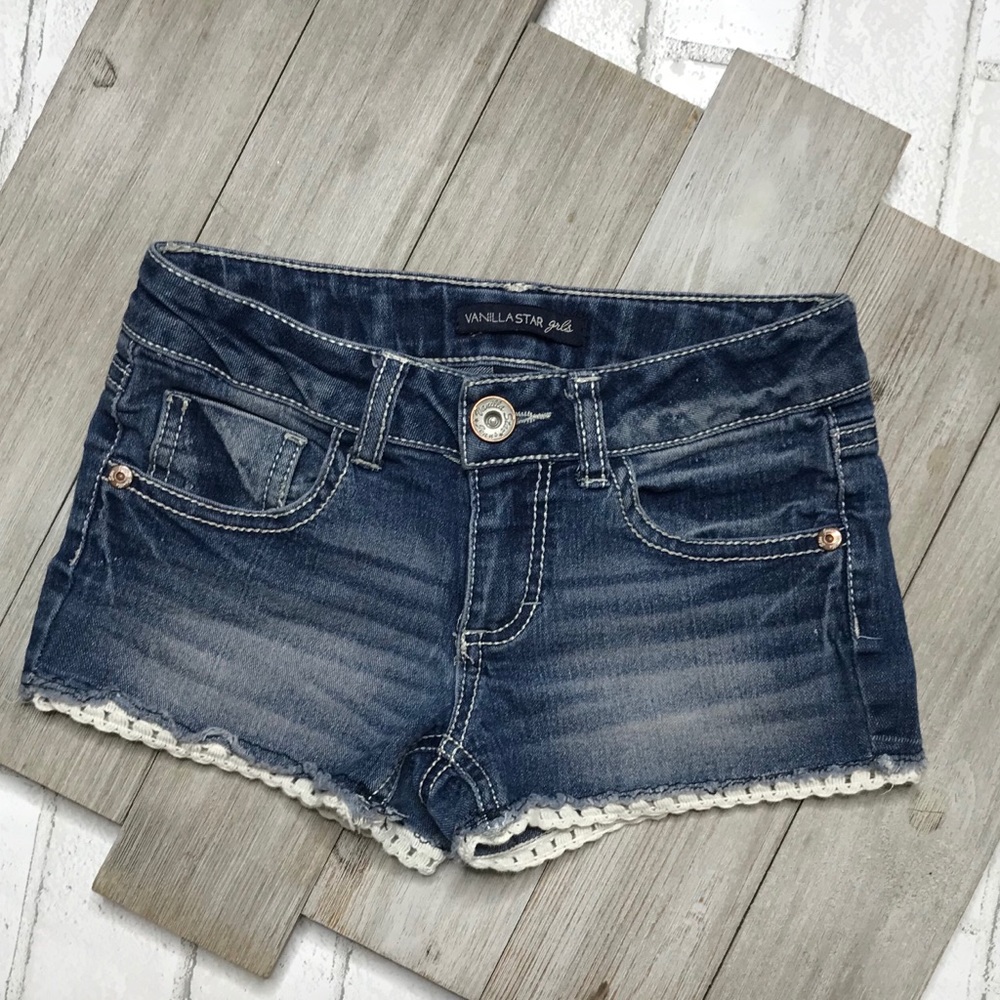 Vanilla Star girl jean shorts size 7